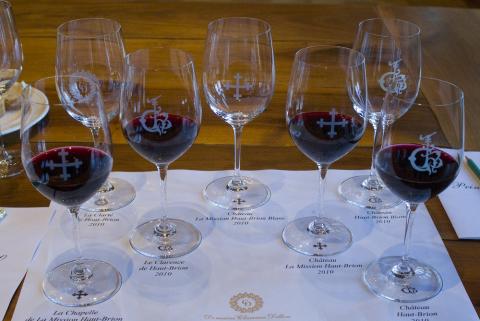 A taste of Bordeaux 2010 at Château La Mission Haut-Brion: Both first growth Haut-Brion and its sister wine, La Mission Haut-Brion, are very big wines indeed in 2010. La Mission is an extraordinary 15.1% alcohol. It didn&amp;#039;t taste hot to me though, although I marginally preferred Haut-Brion. Both are controversial this year, but I have feeling that Haut-Brion will be very good indeed.